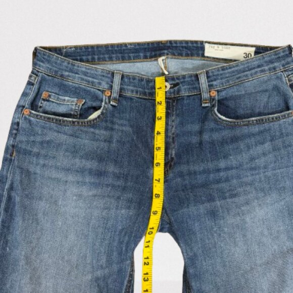 Rag & Bone Dre Low Rise Slim Boyfriend Jeans Size 30 - Picture 10 of 12